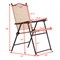 Costway Set of 2 Patio Folding Sling Back Chairs Camping Deck Garden Beach Yellow